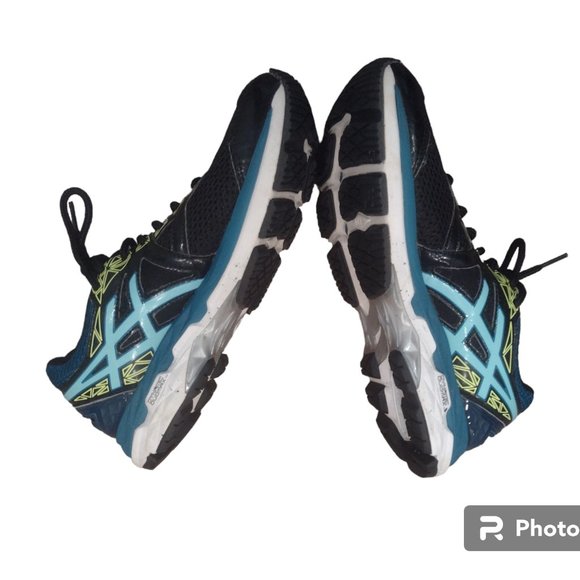 Asics GT2000 4 Women's Running Shoes Dynamic Duomax Athletic Black/Teal Size 6.5 - Picture 5 of 11